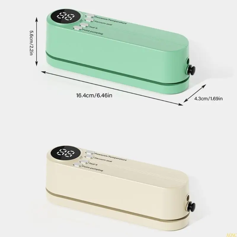 A0NCバッグシーラー充電式チップバッグシーラーヒートシールツールポータブルハンドヘルド掃除機