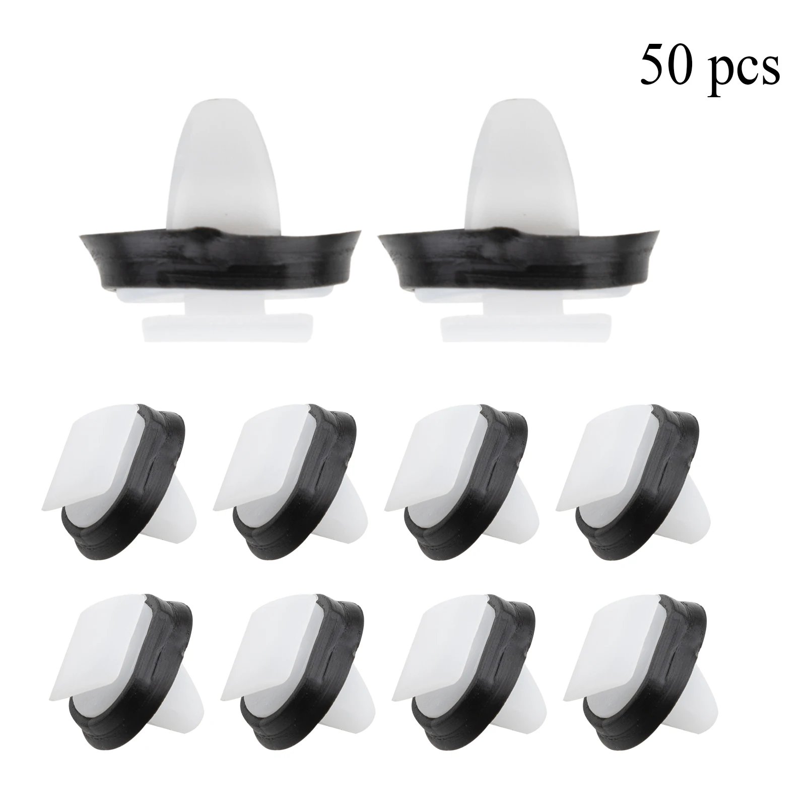 50 Pcs Relay Exterior Side Moulding Rub Lower Door Trim Clips Fit For Citroen JUMPER Fiat Ducato Peugeot Boxer