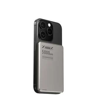 아이폰 15, 14, 13, 12 용 맥세이프용 휴대용 고속 충전 외장 배터리, 얇은 무선 보조배터리, 마그네틱 20W, 10000mAh, 신제품  Best5