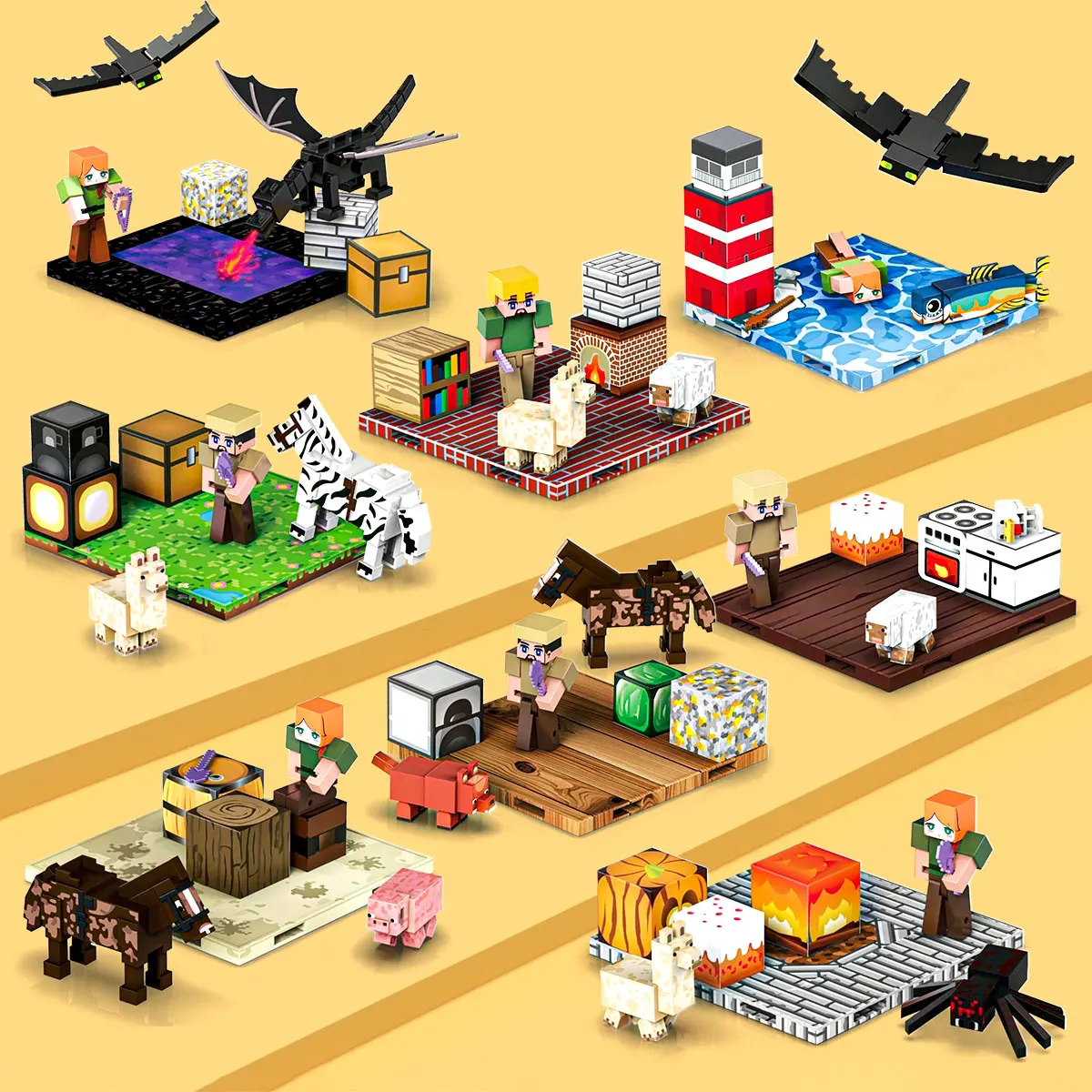 Mes blocs de construction magnétiques 3D, jouets de raisonnement spatial d'apprentissage à faire soi-même, cadeaux d'anniversaire pour enfants de plus de 6 ans