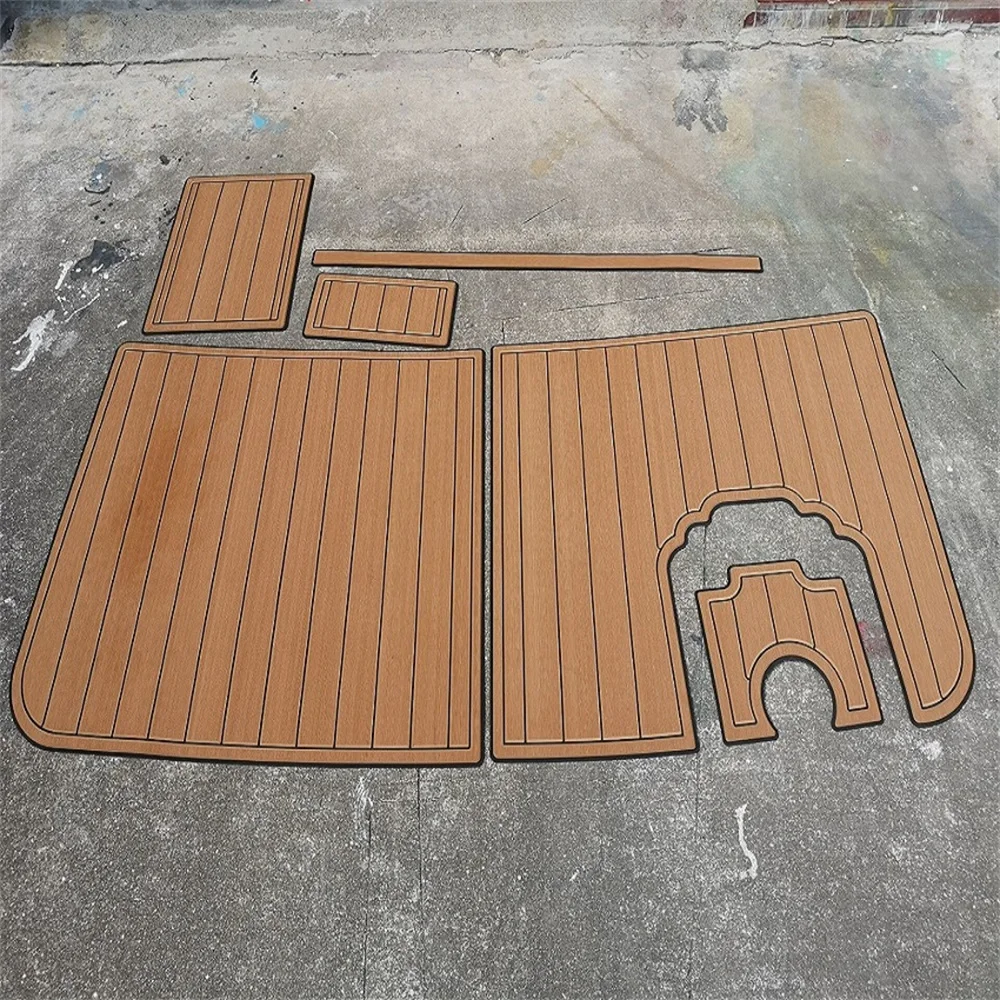 Swim Platform Boat EVA Faux Foam Teak Deck Floor Pad For 2002 Regal Commodore 3060