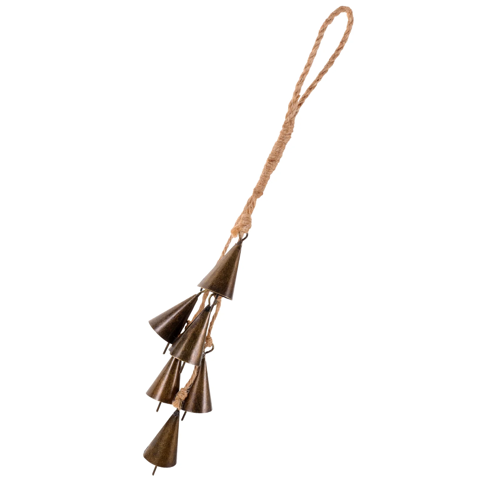 

Bell Hanging Iron Bells Ring Garden Rope Pull Pendant Decorative Wall