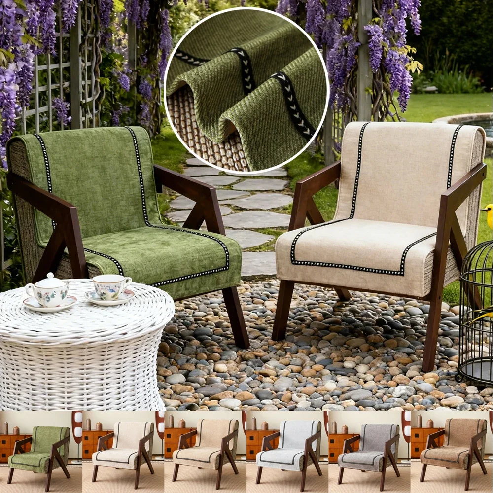 Multi-size Integrated Seat Cushion Thickened Breathable Seat Cushion Dining Stool Lounge Chair Office Comfortable Chair Covers