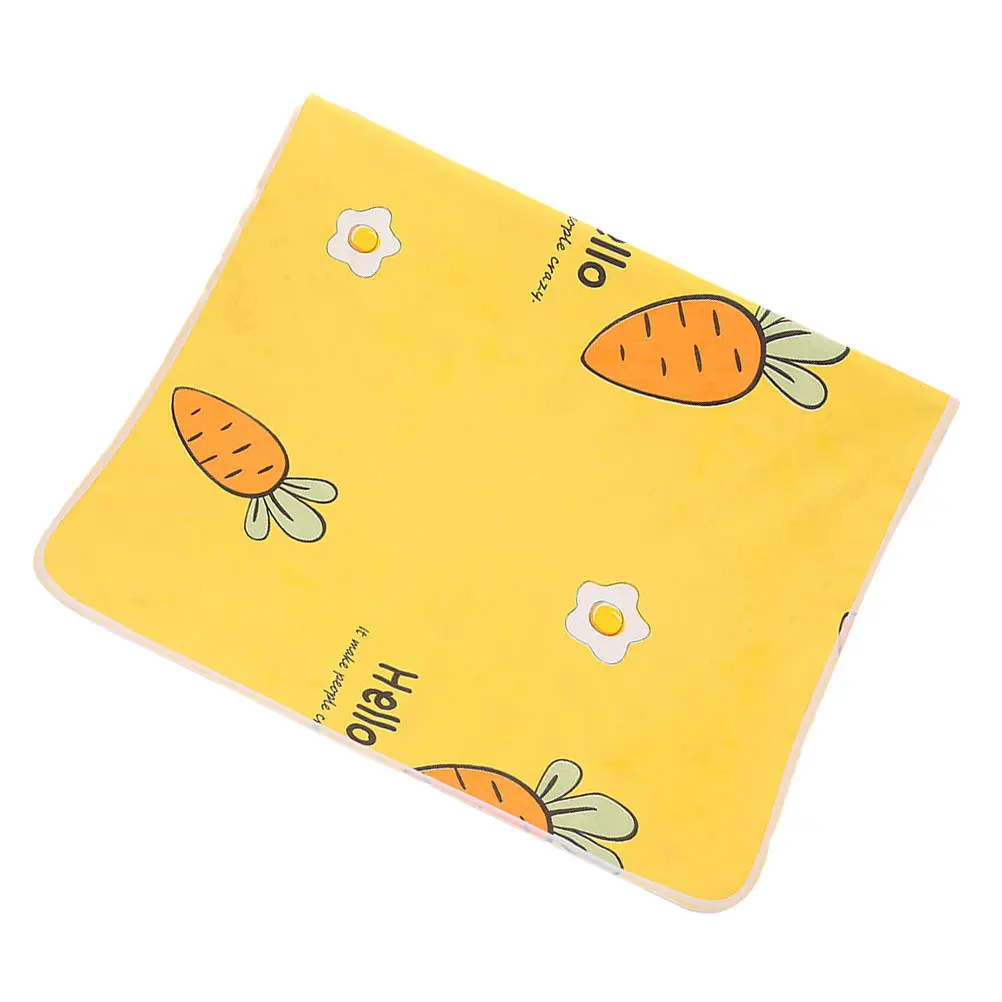 

1 шт., детский коврик для писсуара, хлопковый впитывающий прочный водонепроницаемый защитный коврик для кровати для новорожденных, пеленальный коврик