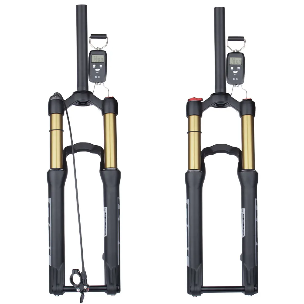 Bolany-Bicycle Front Fork with Barrel Shaft, Air Resilience Suspension, Rear Corolla Structure Design, MTB, 20 in, 24 in