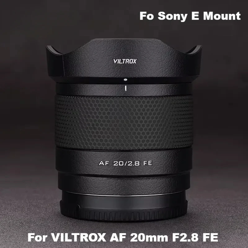 For VILTROX AF 20mm F2.8 FE (Fo Sony E Mount) Decal Skin Camera Lens Sticker Vinyl Wrap Film Coat AF20F2.8FE 20 2.8 F/2.8 AF20