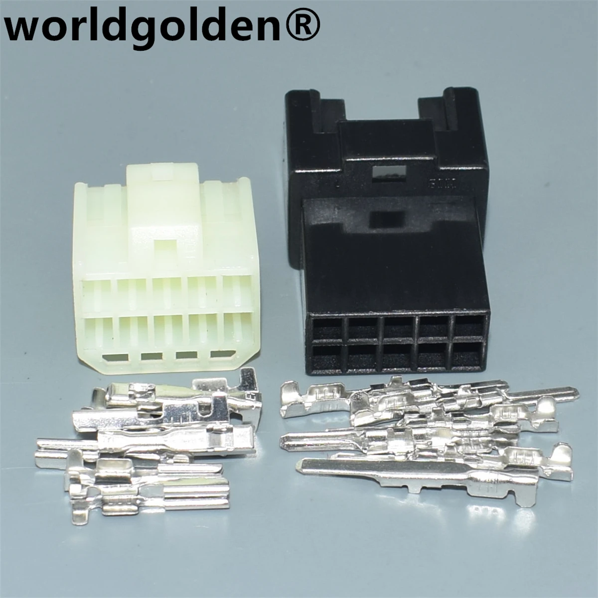 

worldgolden 10 Pin 6090-1220 6090-1056 Automotive Wiring Harness Plug Cable Sockets