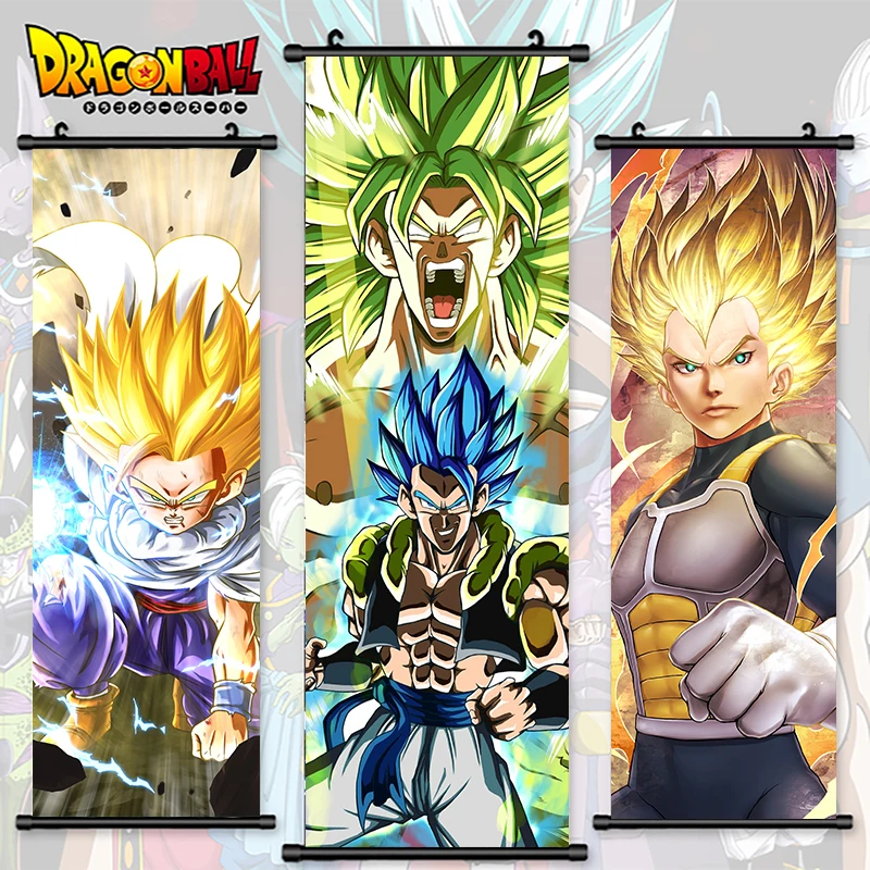 

Dragon Ball Poster Canvas Ranchi Print Goku Painting Wall Art Vegetto Picture Home Decoration Trunks Mural Hanging Anime Scrolls