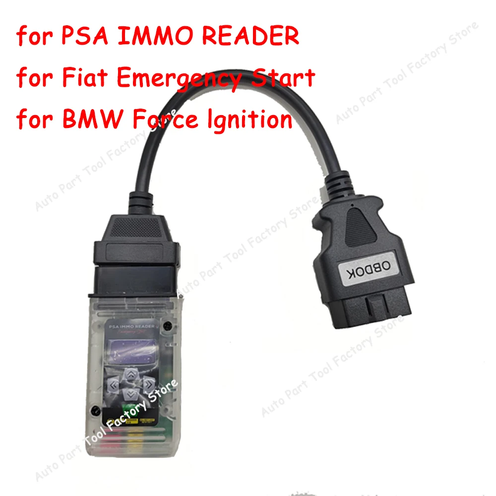 

For PSA Immo Reader Emergency Start for Fiat Emergency Start for BMW Force Ignition 3 in1 with OBD2 Cable Read PIN Code Tools