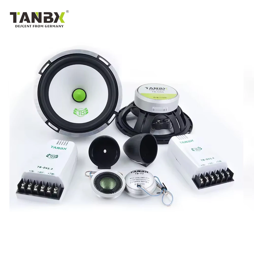 

Новый заводской дизайн, 6,5-дюймовый двухполосный автомобильный компонентный динамик, полнодиапазонные среднечастотные динамики с динамиками (TB-65.2)