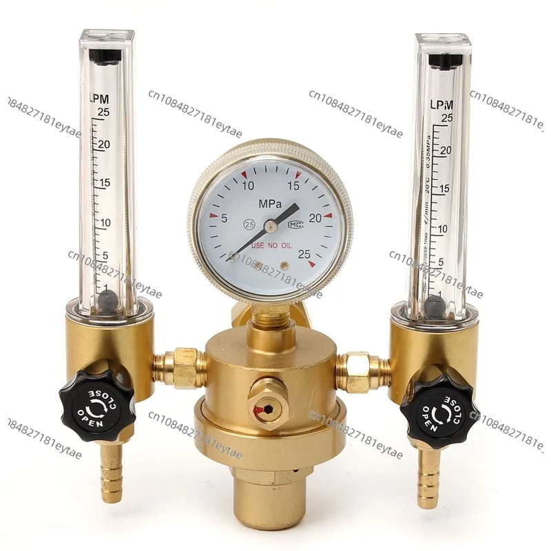 

CO2 Argon Pressure Regulator Flow Meter Mig Tig Welding Gas Double Tube Bubble Counter Aquarium