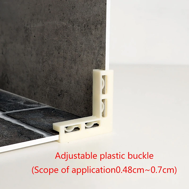 사진 스튜디오 장비 플라스틱 코너 수직 스냅 온 사진 배경 보드 액세서리는 두께 5mm를 클램핑할 수 있습니다.