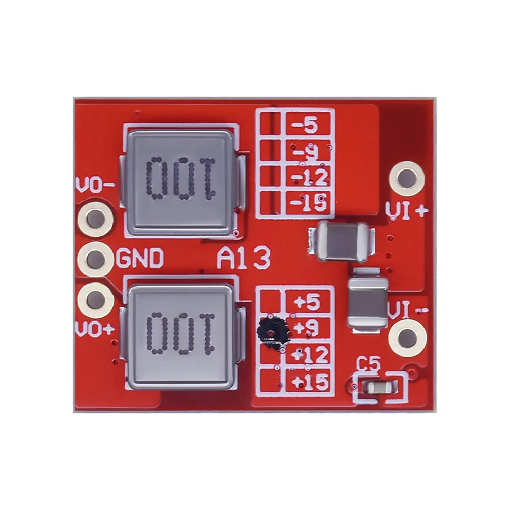 DC-DC Step-Down Buck Converter Voltage Regulator Board Dual DC ± 5V 9V 12V 15V to 7.5-28V 1A Power Supply Module