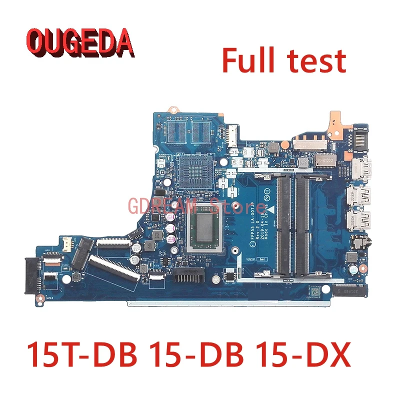 

OUGEDA FPP55 LA-G07JP L46515-601 L46515-001 L92836-001 Mainboard For HP 15T-DB 15-DB 15-DX Laptop Motherboard R5 3500U CPU DDR4