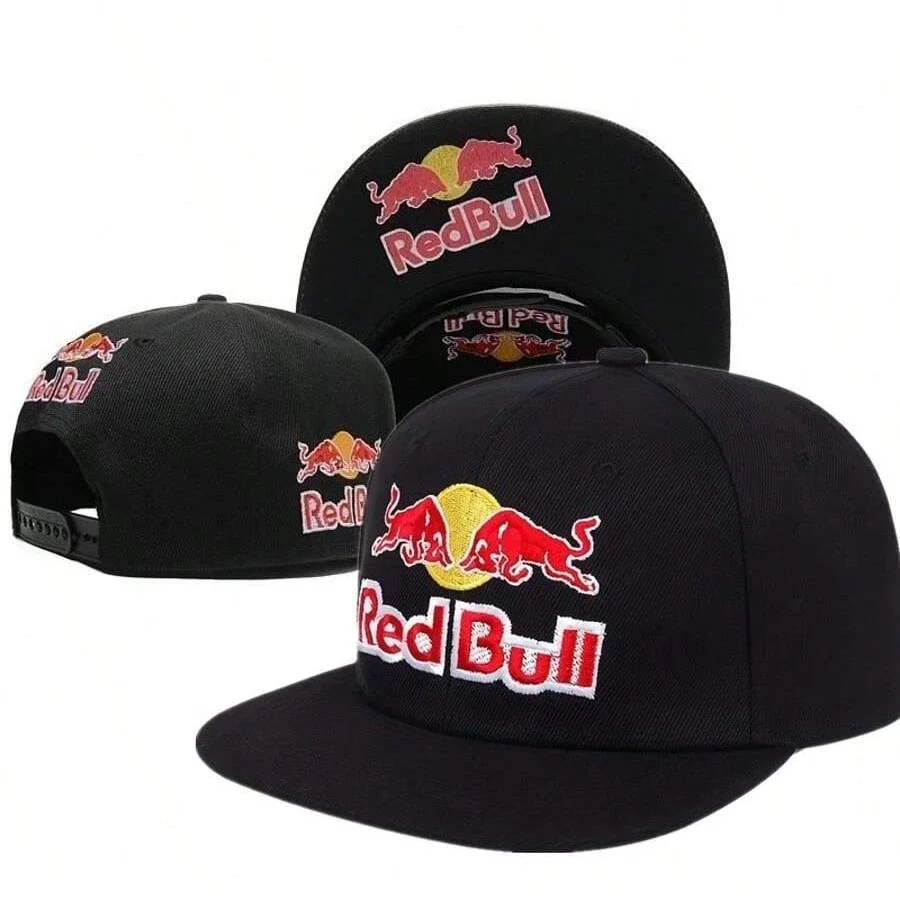 RED BULL Baseball Cap Snapback Hat Hats & Caps Men Moto  Letters Racing Motocross Riding Hip Hop Sun Hats