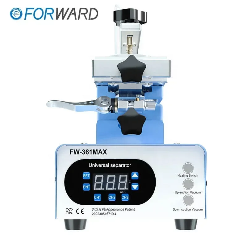 2026/FORWARD FW-361Max 7 In 1 Mid-Frame  & Separator Frame LCD Separator Machine Rotary Vacuum Heating Table for Phone Re