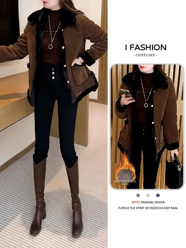 

Утепленное зимнее пальто Ele Fce Lined Thi ort Jaet для женщин, универсальное, маленького размера, на хлопковом наполнителе, пуховик