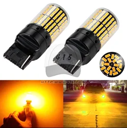 2XT20 7440 LED Amber Canbus 3014 144SMD Error Free Car Turn Light NO Hyperflash