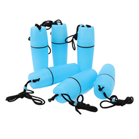 6Pcs Kayak Container Bottle ABS Waterproof Portable Kayak Sealed Bottle Dry Canister with Hook Rope for Surfing Kayaking Boating