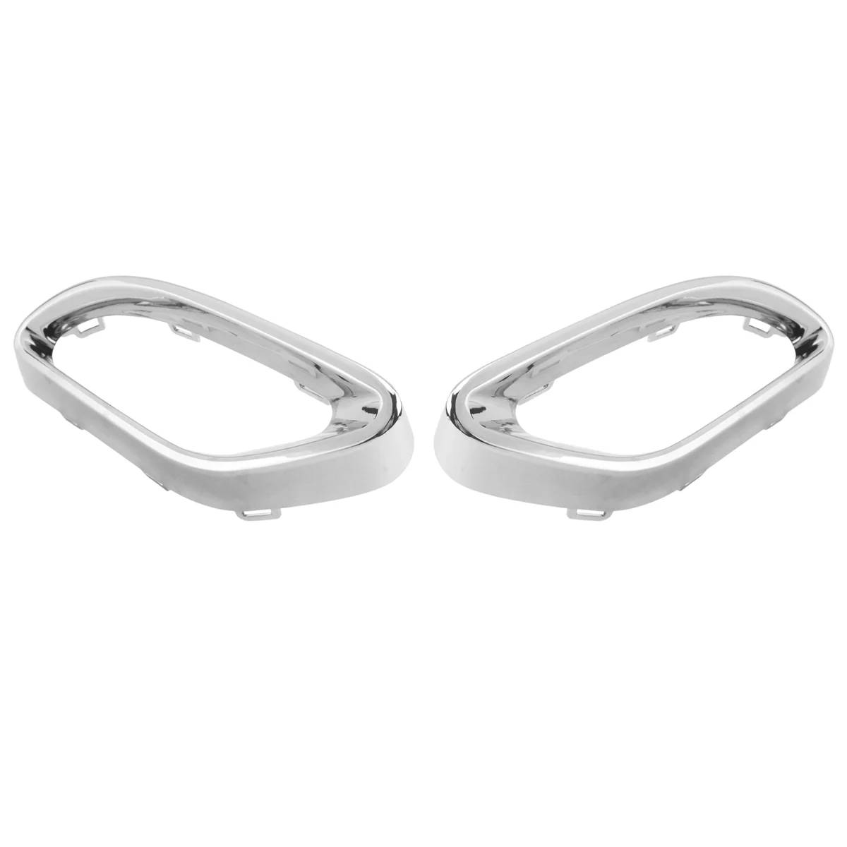 1 Pair Rear Exhaust Pipe Trim Bezel Fit for Mercedes W177 a W238 E W205 C 2058852221,2058852321