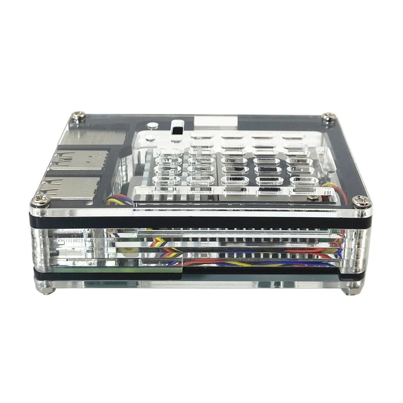 9 Layers Acrylic Case for Raspberry Pi 5 4GB/8GB