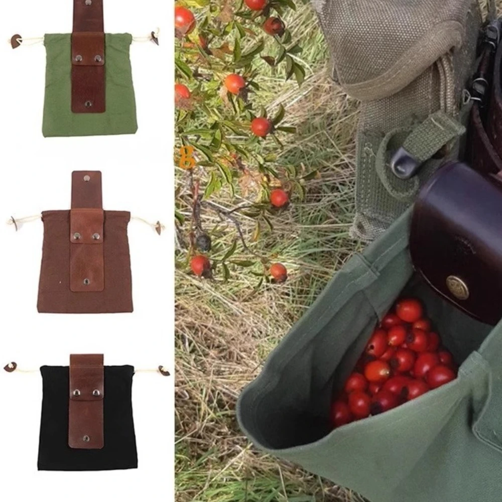 

Уличная сумка для сбора фруктов и овощей, портативная многофункциональная холщовая поясная сумка, сумки для хранения инструментов, кемпинга