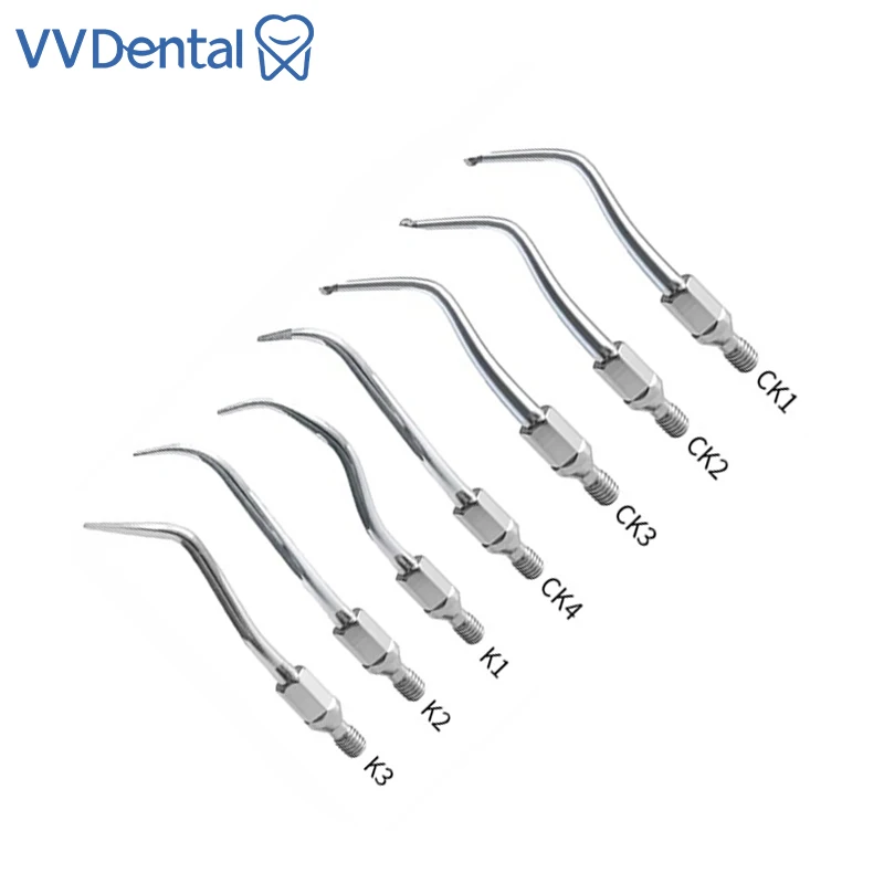 

Насадки VVDental GK1/GK2/GK3/GK4 для ультразвукового скалера KAVO: для чистки зубов, пародонтологии и эндодонтии