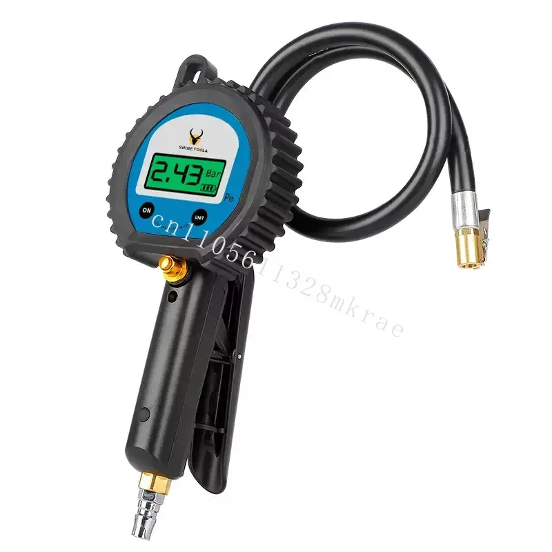 

New Digital Tire Pressure Inflator China Factory Supply Tire Inflation Meter Main Function Product Category Tire Meter