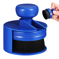 Tire Multifunctional Brush Shine Wheel For Cleaning Wheels Sponge Applicator Car Detailing Blue Washing
