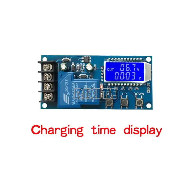 DC 6-60v 30A Storage Battery Charging Control Module Protection Board Charger Time Switch LCD Display XY-L30A