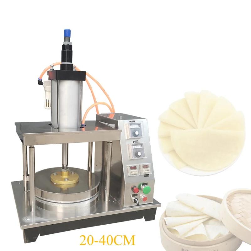 مكبس التورتيلا الكهربائي للبيع ماكينة صنع كعكة الفطائر ماكينة صنع الروتي الذكية ماكينة تشاباتي بلات