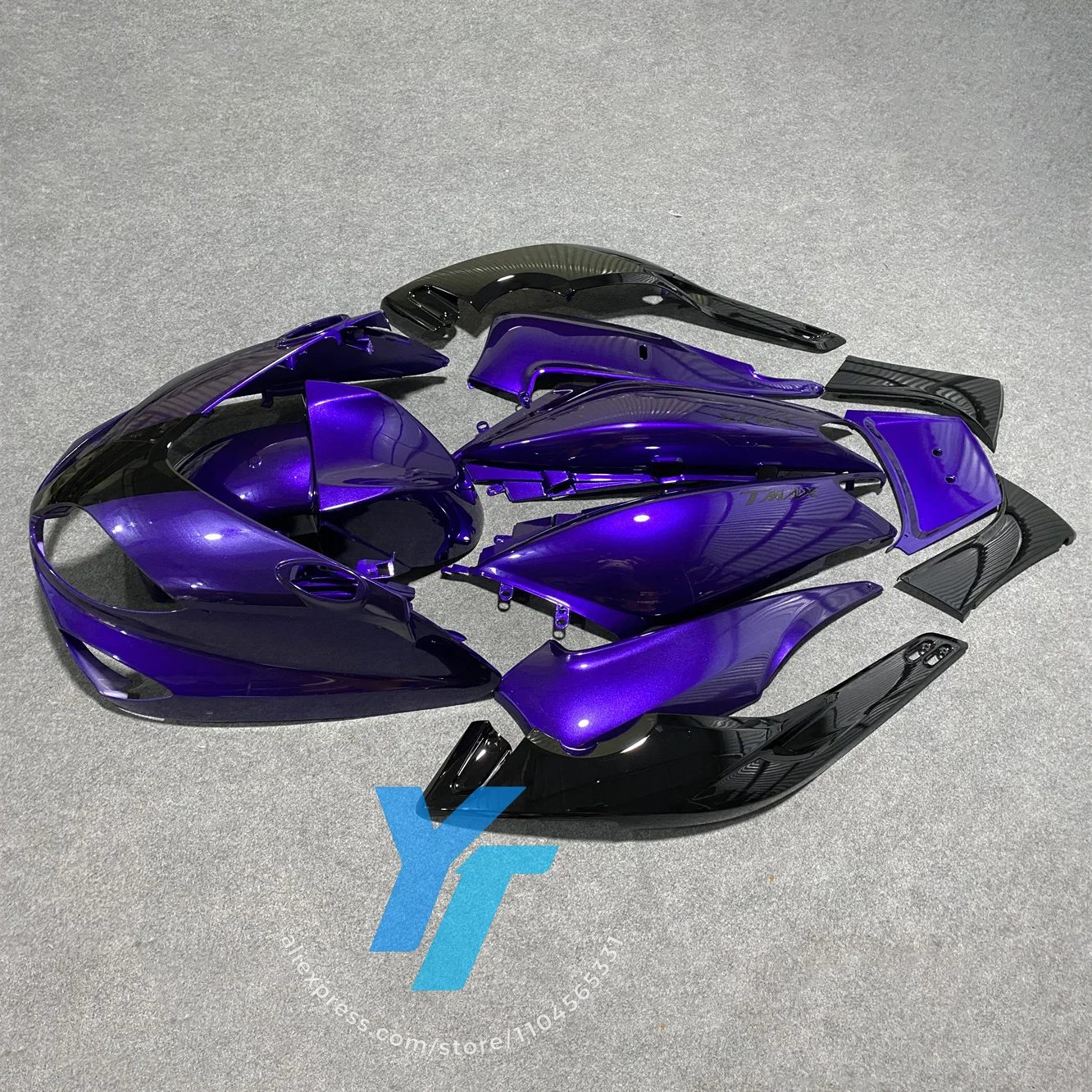 Set carenatura moto stampata ad iniezione plastica per Yamaha TMAX500 2001-2007, diversi disegni