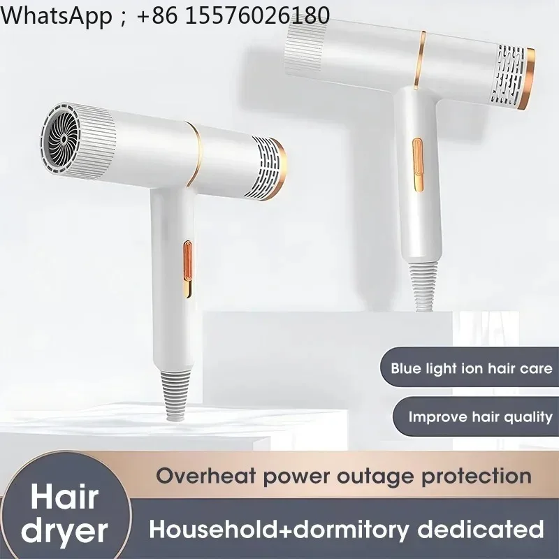 Professional Negative Ionic Hair Dryer Strong Wind Salon Grade Hot & Cold Air Hammer Blower Electric Hair Dryer
