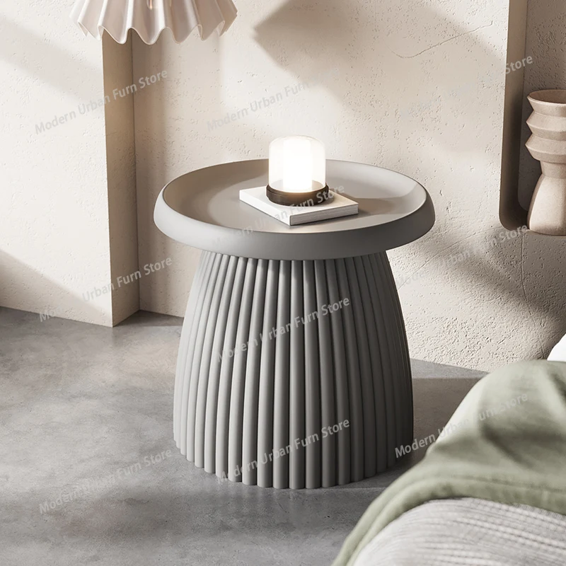 European Design White Nightstands High Classic Weird Narrow Bedside Table Modern Round Unique Mesitas De Noche Room Furniture