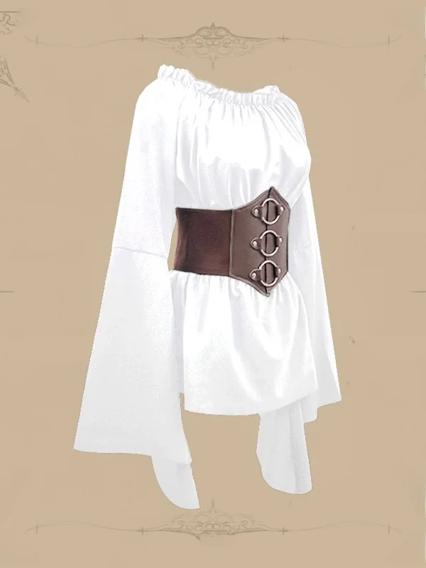 Costume da pirata medievale da donna lungo Sve irt rinascimentale Costume da spettacolo teatrale loween Abito cosplay Produttore cinese