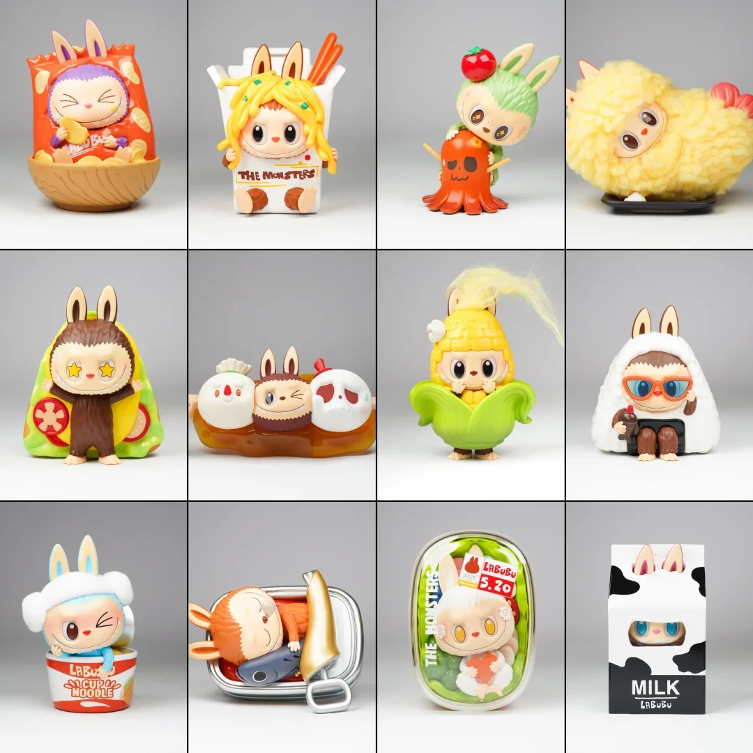 

POP MART THE MONSTERS Wacky Mart Series слепая коробка, сумка для догадок, игрушки, кукла, милая аниме-фигурка, настольная загадочная коробка, коллекция украшений