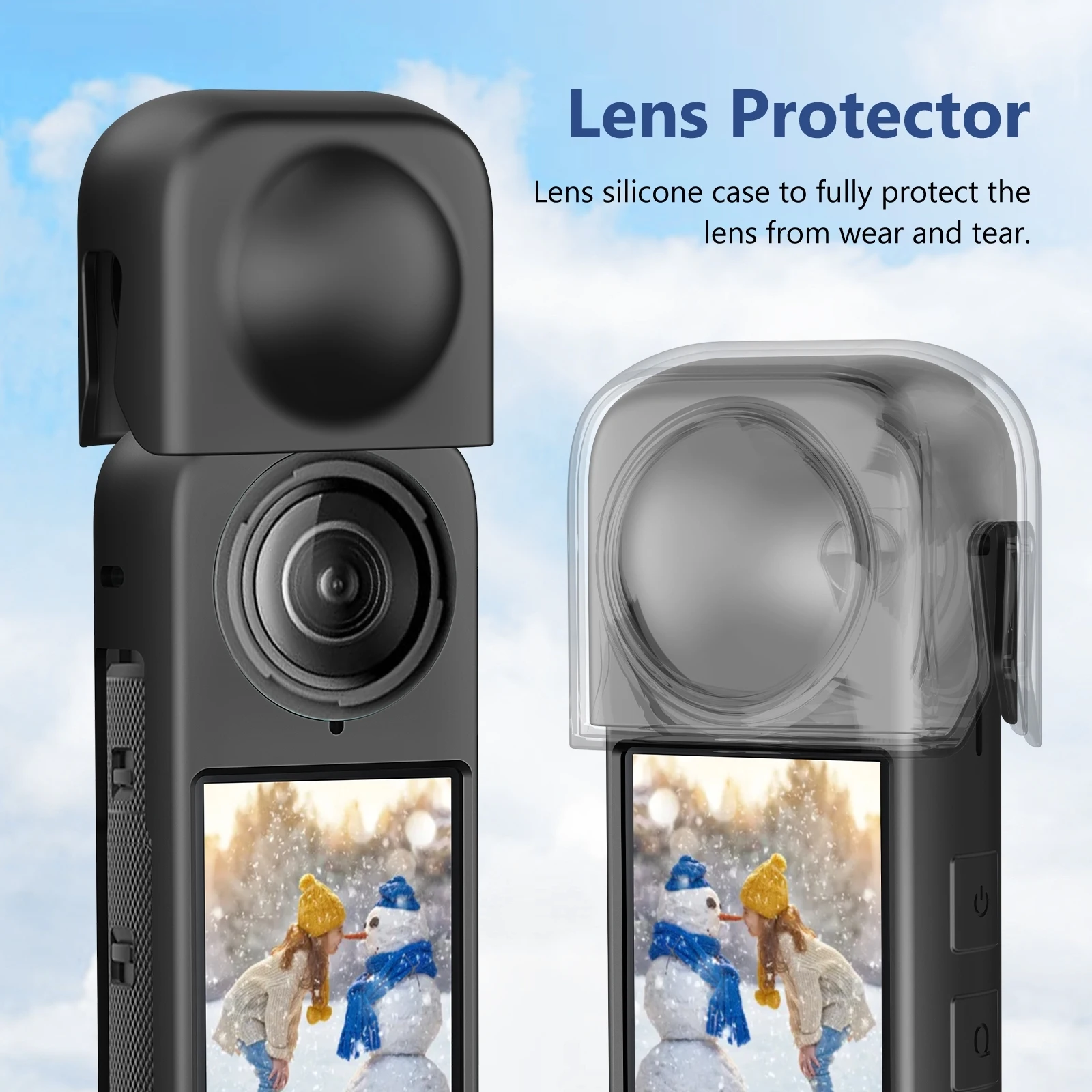 PULUZ ป้องกันฝุ่นซิลิโคนป้องกันสําหรับ Insta360 X4 Anti-Scratch Full Soft COVER SHELL อุปกรณ์เสริมกล้อง