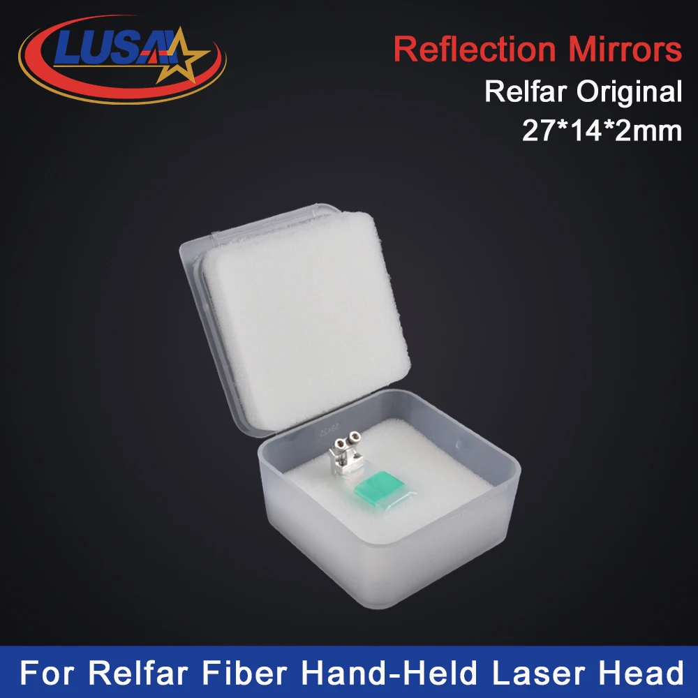 Imagem -03 - Lusai Relfar Laser Reflexão Espelhos Lente Refletiva 27x14x2 mm Fwh20-s10b Fwh30-pgs10c Laser Soldagem Gun Original