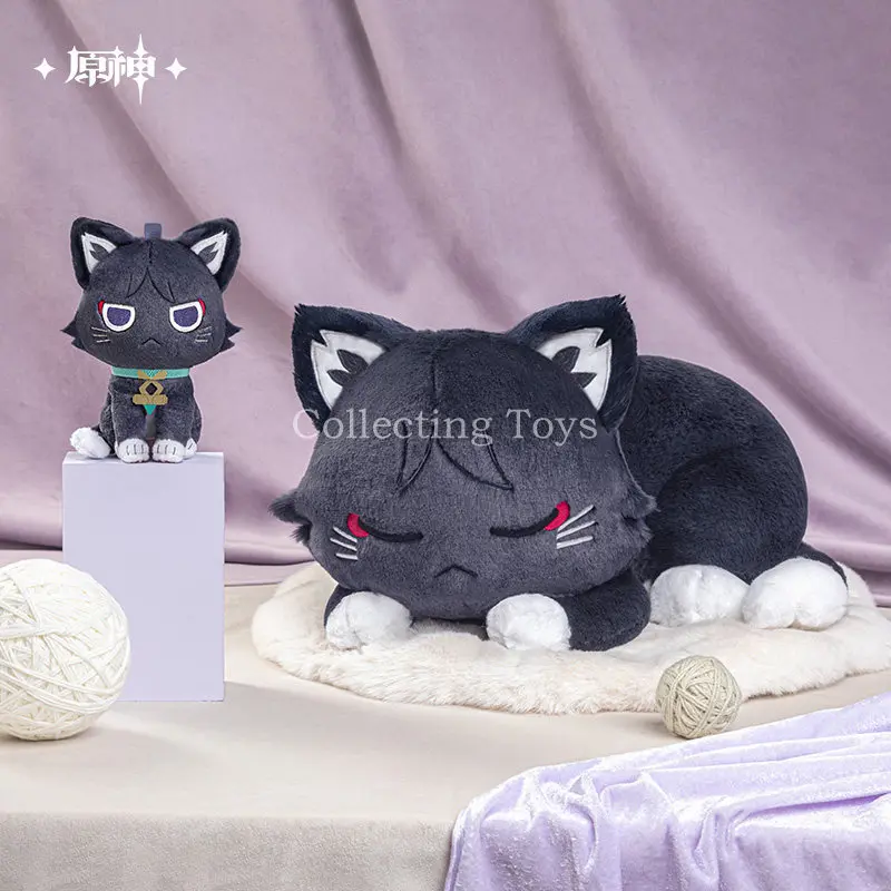 

Genshin Impact Wanderer Fairytale Scaramouche Cat Plush Keychain Set Game Character Bag Hanging For Anime Game Lover Collection