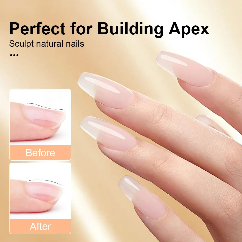 UND DER-Gel d'extension d'ongles, amélioration des ongles, application rapide, mise en forme des ongles, couche de base durable, colle à ongles, qualité salon