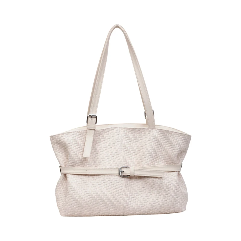 ミニマリストデザインの女性用おむつバッグ：エレガントなレザーショルダーバッグ、大容量の高級ヴィンテージトートバッグ、スタイリッシュ