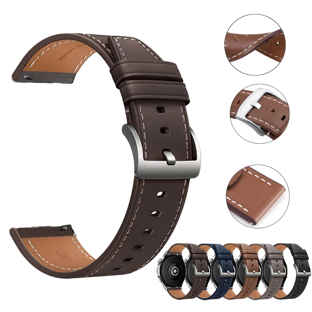 20mm 22mm Watch band Leather Strap for POLAR Vantage M3 M2 M V3/Grit X2 Pro/Grit X Pro/IGNITE 3 2/Pacer/Unite Bracelet Watchband