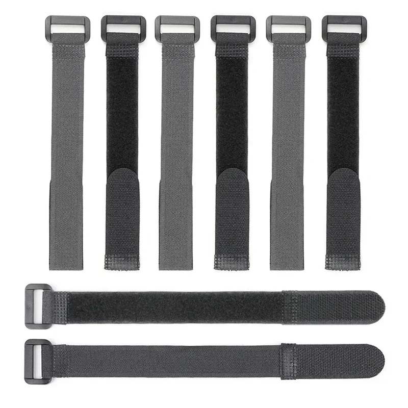 Cable Ties Reusable Self Adhesive Black Width 20mm Nylon Strap Reverse Buckle Line Wire Organizer Hook Loop Bundle Fastener