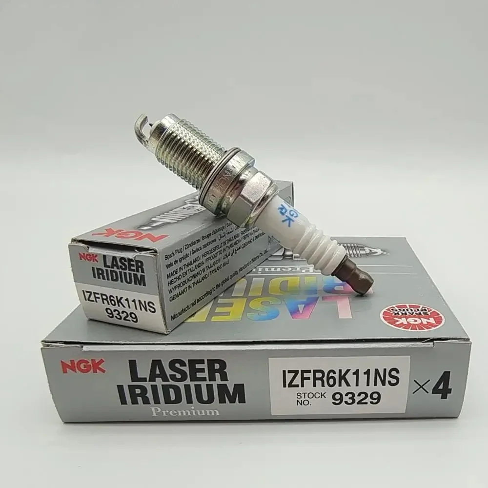 4P оригинальная Свеча зажигания NGK иридий-Платина IZFR6K11NS 9329 для Honda Accord Toure Accord-R 8thaccord Stream SPIRIOR л R20A3