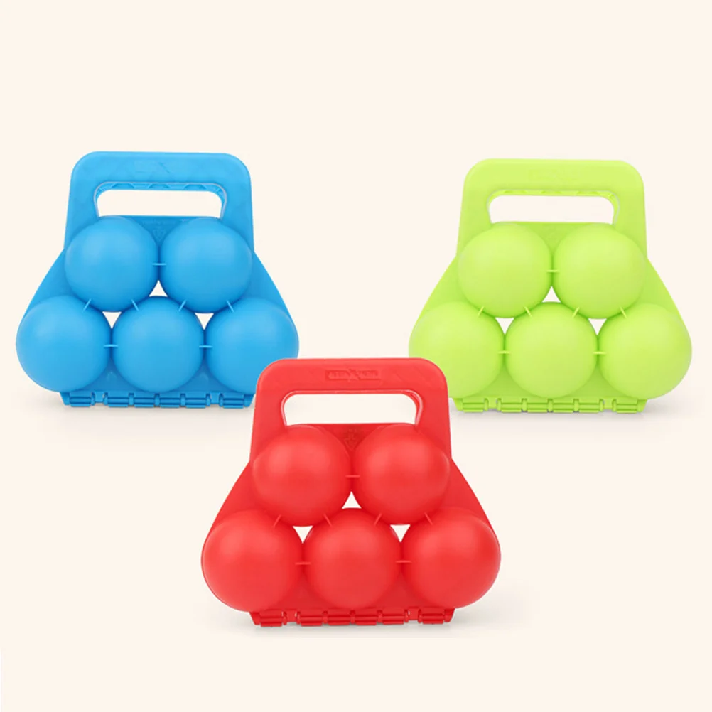 2 قطعة قالب غير قابل للانزلاق مقبض بلاستيكي ألعاب خارجية شتوية سريعة وسهلة مستديرة للأطفال ثلج