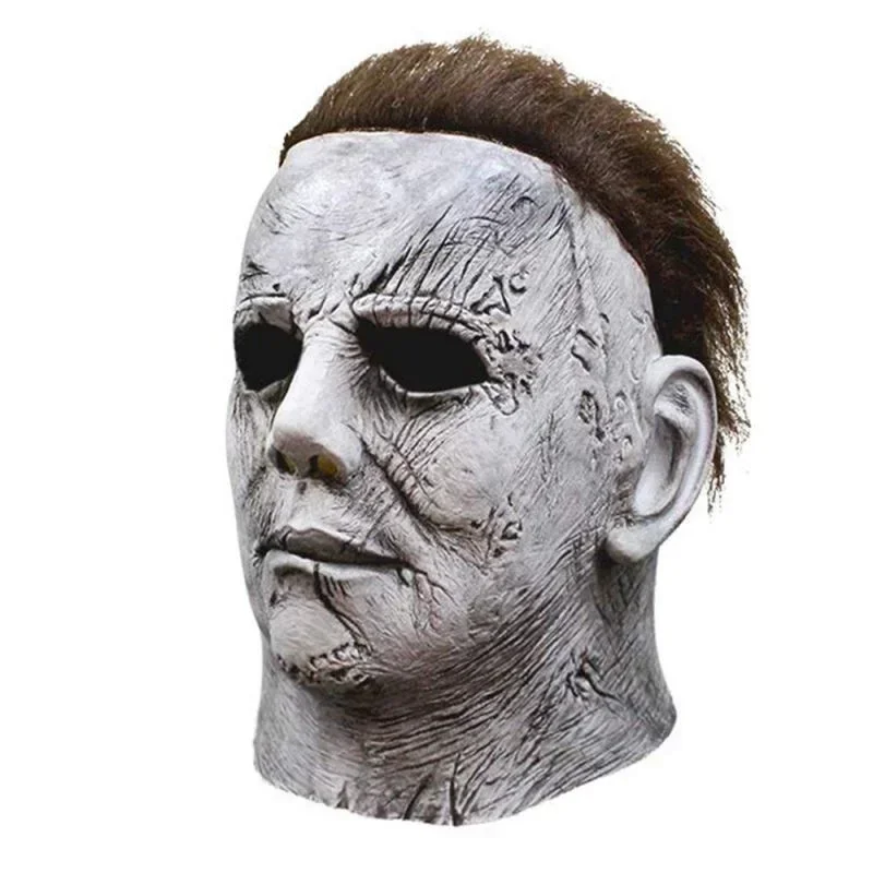 Halloween Michael Myers Mask Cosplay Horror Bloody Demon Creepy Killers Latex Helmet Carnival Purim Party Costume Party Cosplay