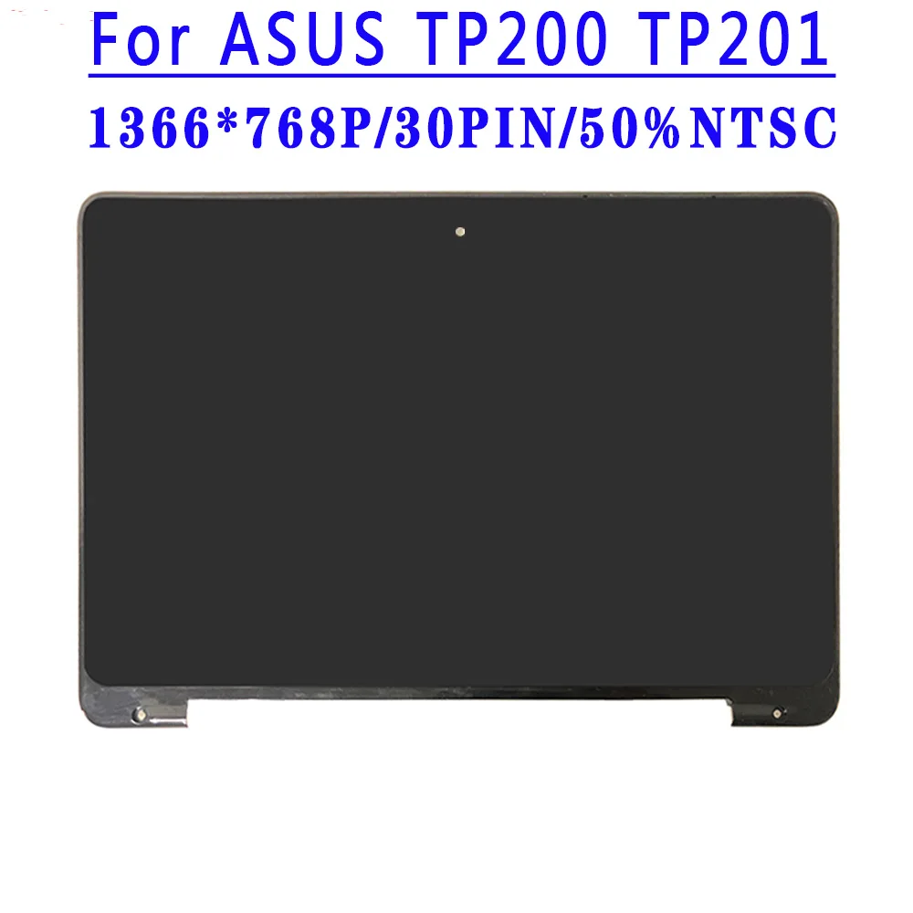 11.6 inch 1366X768 TN HD 30PINS LCD Screen Assembly With Touch For Asus Transformer Book Flip TP200 TP201 TP200S TP200SA TP200SE