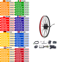 CSC Electric Bicycle Conversion Kit 48v 500W 750W EBike Brushless Hub Motor 20 24 26 27.5 28 29in 700c Bike Wheel kit