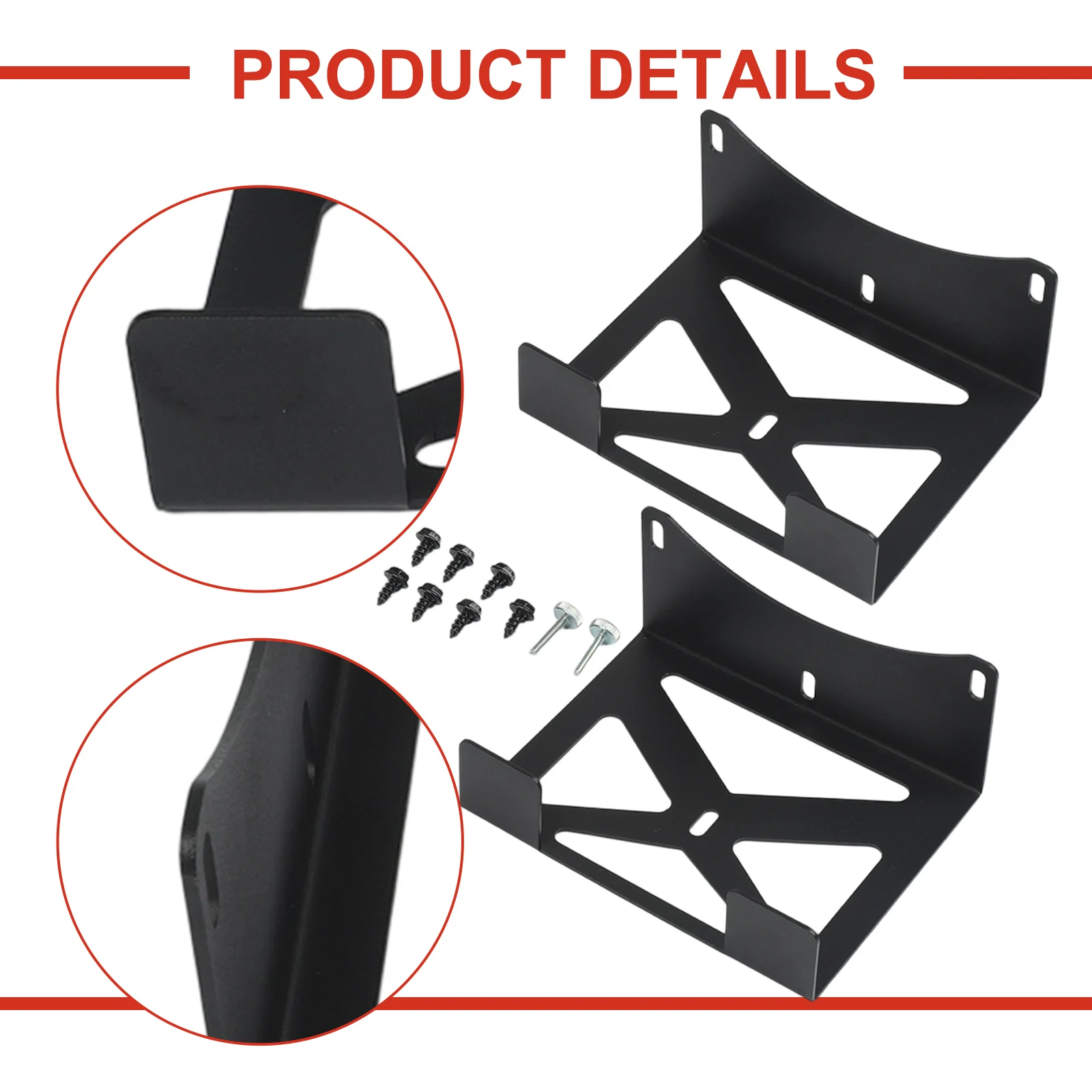 For PS5 Under-Desk Metal Storage Bracket Space-Saving Long-lasting Game Console Storage Base Organizers Holder Game Accessories view 3