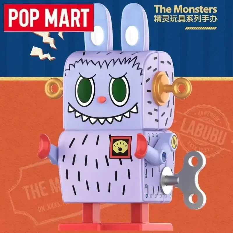 

POP MART Labubu Monsters Series Mystery слепая коробка Коллекционная аниме-фигурка милый настольный орнамент слепая сумка кукла для любителей игрушек